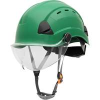 Fibre Metal Safety Helmet, Non-Vented, Ratchet, Green SHJ274 | NTL Industrial