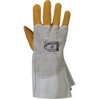 Gants de soudage 335DBP Endura, Cuir de vache refendu/Cuir d'&eacute;lan refendu, Taille Petit NTL Industrial