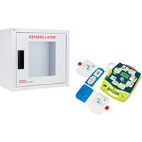 AED Plus<sup>®</sup> Defibrillator & Wall Cabinet Kit, Semi-Automatic, English, Class 4 SHJ773 | NTL Industrial
