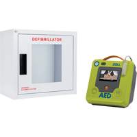 AED Plus<sup>®</sup> Defibrillator & Wall Cabinet Kit, Semi-Automatic, French, Class 4 SHJ774 | NTL Industrial