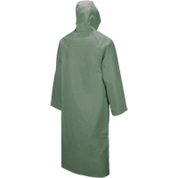 Manteau long avec capuchon d&eacute;tachable Hurricane 851, Petit, Vert NTL Industrial