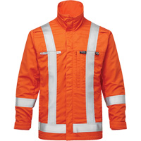 Veste aviateur d'&eacute;t&eacute; Skyline UltraSoft 7 oz., Petit, Orange haute visibilit&eacute; NTL Industrial