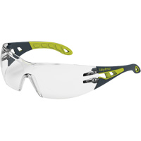 MX200 Rimless Wraparound Safety Glasses, Clear Lens, Anti-Fog/Anti-Scratch, ANSI Z87+/Meets/Exceeds CSA Z94.3 NTL Industrial