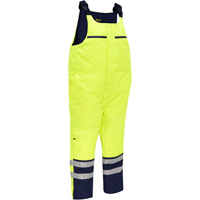 Salopette pour le froid extr&ecirc;me Bisley, Polyester, Petit, Jaune lime haute visibilit&eacute; NTL Industrial