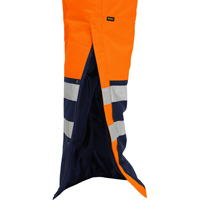 Salopette pour le froid extr&ecirc;me Bisley, Polyester, Petit, Orange haute visibilit&eacute; NTL Industrial