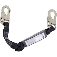 SA-5200-2.5 Shock Absorbing Lanyard, 2.5', Snap Hook Center, Snap Hook Leg Ends, Polyester NTL Industrial