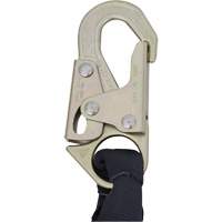 SA-5200-2.5 Shock Absorbing Lanyard, 2.5', Snap Hook Center, Snap Hook Leg Ends, Polyester NTL Industrial