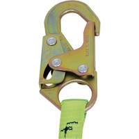 SA-5405-4 Shock Absorbing Lanyard, 4', Snap Hook Center, Snap Hook Leg Ends, Polyester NTL Industrial