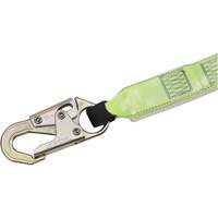 SA-6402-4 Shock Absorbing Lanyard, 4', Form Hook Center, Snap Hook Leg Ends, Polyester NTL Industrial
