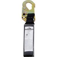 SA-54022-4 Shock Absorbing Lanyard, 4', Form Hook Center, Snap Hook Leg Ends, Polyester NTL Industrial