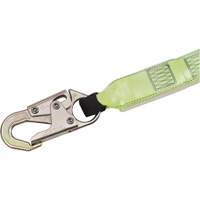 SA-64022-6 Shock Absorbing Lanyard, 6', Form Hook Center, Snap Hook Leg Ends, Polyester NTL Industrial