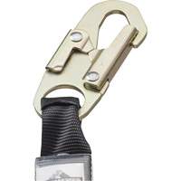 SA-55522-4 PVC-Coated Shock Absorbing Lanyard, 4', Form Hook Center, Snap Hook Leg Ends, Galvanized Steel NTL Industrial