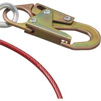 AS-21210-6 6' Cable Anchor with Snap Hook & O-Ring, Sling, Temporary Use NTL Industrial