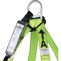 FBH-10000A6440-4 4' Class A Harness & Lanyard with 350 lbs. Capacity, Harness/Lanyard Combo NTL Industrial