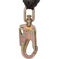 SRL-73302-10LE Cordage de s&eacute;curit&eacute; autor&eacute;tractable, 10', Acier galvanis&eacute;, Pivotant NTL Industrial