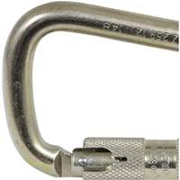 CP-03015-1 Zinc Plated Carabiner with 1" Gate Opening, Steel NTL Industrial