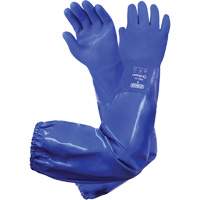 Gants triples enduits r&eacute;sistants aux produits chimiques Integra 77-395, Taille 8, 28" lo, PVC, Doublure en Coton NTL Industrial