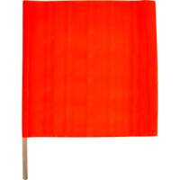Traffic Safety Flag, Mesh, With Handle NTL Industrial