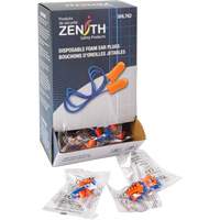 Foam Earplugs, Pair - Polybag, Corded NTL Industrial