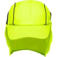 Cooling Hat with Neck Shade, Hi-Vis Lime NTL Industrial