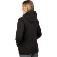 M12 Heated Hoodie with Battery, Women's, Small, Black, Poly-Cotton NTL Industrial