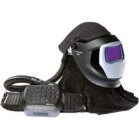 Ensemble de mise &agrave; niveau du syst&egrave;me de respirateur &agrave; &eacute;puration d'air propuls&eacute; Adflo avec casque Versaflo de la s&eacute;rie M et &eacute;cran de soudage Speedglas, Masque de soudage, Pile Lithium-ion NTL Industrial