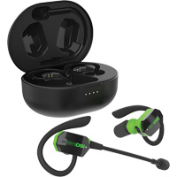 &eacute;couteurs Bluetooth UltraComm Aware noir & vert NTL Industrial