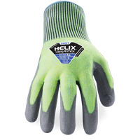 Helix&reg; 2057 Abrasion- & Cut-Resistant Gloves, Size 6/X-Small, 13 Gauge, Polyurethane Coated, HPPE Shell, ASTM ANSI Level A4/EN 388 Level C NTL Industrial