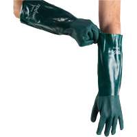 Gants verts &agrave; double enduit, 18" lo, PVC, Doublure en Jersey de coton, 70 mils NTL Industrial