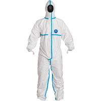 Hooded Coveralls, Small, White, Tyvek&reg; 600 NTL Industrial