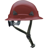Fibre Metal Climbing Style Helmet with Full Brim, Meets CSA Type 2, Ratchet Suspension, Non-Vented NTL Industrial