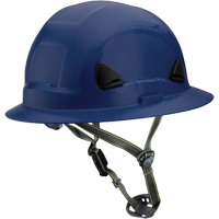 Casque Fibre Metal de style escalade avec bordure compl&egrave;te, R&eacute;pond aux normes CSA type 2, Suspension Rochet, Non ventil&eacute; NTL Industrial