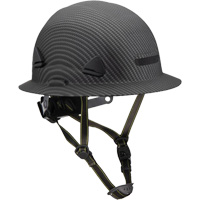 Casque Fibre Metal de style escalade avec bordure compl&egrave;te, R&eacute;pond aux normes CSA type 2, Suspension Rochet, Non ventil&eacute; NTL Industrial