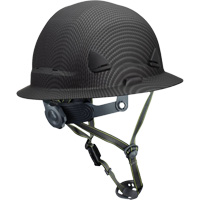 Casque Fibre Metal de style escalade avec bordure compl&egrave;te, R&eacute;pond aux normes CSA type 2, Suspension Rochet, Non ventil&eacute; NTL Industrial