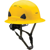 Casque Fibre Metal de style escalade avec bordure compl&egrave;te, R&eacute;pond aux normes CSA type 2, Suspension Rochet, Ventil&eacute; NTL Industrial