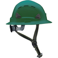 Casque Fibre Metal de style escalade avec bordure compl&egrave;te, R&eacute;pond aux normes CSA type 2, Suspension Rochet, Ventil&eacute; NTL Industrial