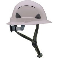 Casque Fibre Metal de style escalade avec bordure compl&egrave;te, R&eacute;pond aux normes CSA type 2, Suspension Rochet, Ventil&eacute; NTL Industrial