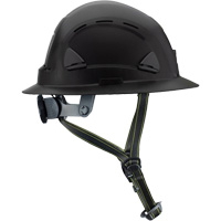 Casque Fibre Metal de style escalade avec bordure compl&egrave;te, R&eacute;pond aux normes CSA type 2, Suspension Rochet, Ventil&eacute; NTL Industrial