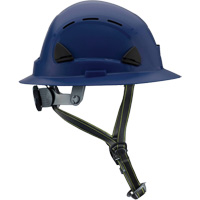 Casque Fibre Metal de style escalade avec bordure compl&egrave;te, R&eacute;pond aux normes CSA type 2, Suspension Rochet, Ventil&eacute; NTL Industrial