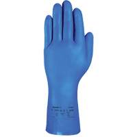 Gants r&eacute;sistants aux produits chimiques bleus pour usage moyen AlphaTec 37-501, Taille 7, 13" lo, Nitrile, 16,5-mil NTL Industrial