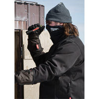 WORKSKIN Balaclava, Polyester, Black NTL Industrial