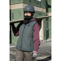 WORKSKIN Balaclava, Polyester, Black NTL Industrial