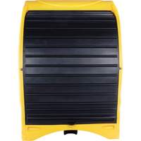 4-Drum Hard Cover Spill Pallet, 68.11" L x 61.61" W x 83.07" H, 1433 lbs. Load Capacity NTL Industrial