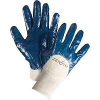 Gants &agrave; doublure interlock de poids moyen, 9/Grand, R&ecirc;vetement Nitrile, Enveloppe en Coton NTL Industrial