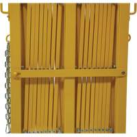 Barri&egrave;re extensible, 84" h x 20' lo, Jaune NTL Industrial
