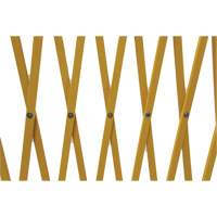 Barri&egrave;re extensible, 84" h x 20' lo, Jaune NTL Industrial