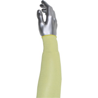 Manchette r&eacute;sistante &agrave; la coupe &agrave; pli unique Kut Gard, Aramide/ATA, 10", ASTM ANSI niveau A4, Jaune NTL Industrial
