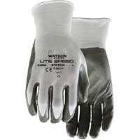 389 Stealth Lite Speed Gloves, X-Small, Nitrile Coating, Polyester Shell NTL Industrial