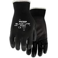 391 Stealth Black Lite Gloves, X-Small, Polyurethane Coating, Polyester Shell NTL Industrial