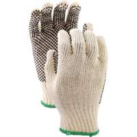 Gants en tricot avec pois de PVC 417, Poly/coton, Un c&ocirc;t&eacute;, Petit NTL Industrial